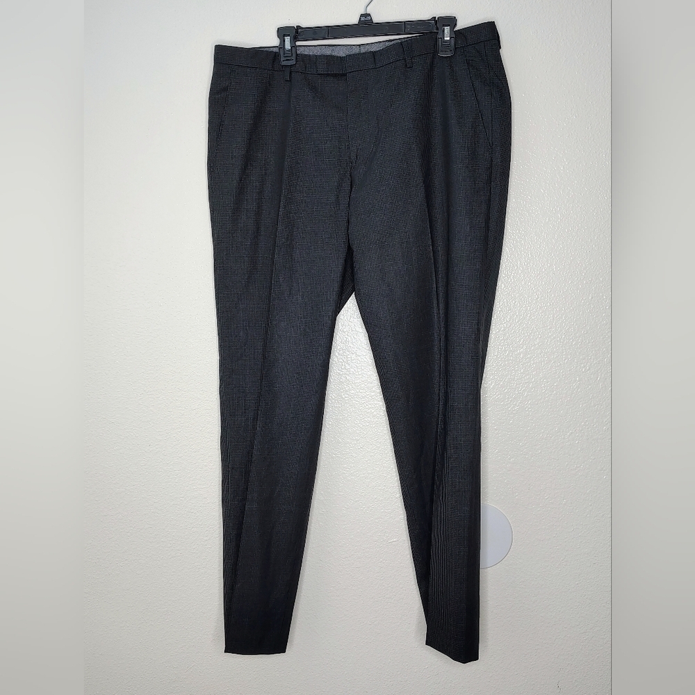 Hugo Boss Men's Gray Printstrip 4 Pockets Straight Leg Sz 38R